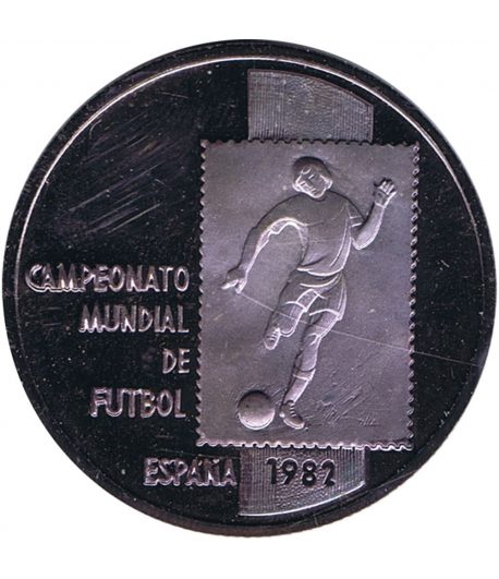 Medalla de plata Campeonato Mundial de Futbol España 82