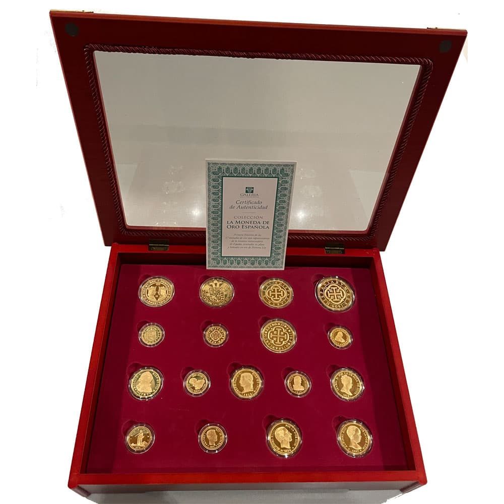 Colección La Moneda de Oro Española. 17 monedas.