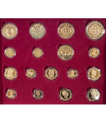 Colección La Moneda de Oro Española. 17 monedas.