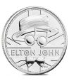 Moneda de plata de 1 onza 2 Pounds Gran Bretaña Elton John año
