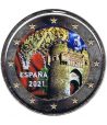moneda 2 euros España 2021 dedicada a Toledo. Color A