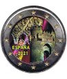 moneda 2 euros España 2021 dedicada a Toledo. Color B - 1 moneda 2 euros España 2021 dedicada a Toledo. Color B - 1