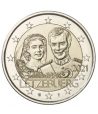 moneda 2 euros Luxemburgo 2021 dedicada al Duque Guillermo.