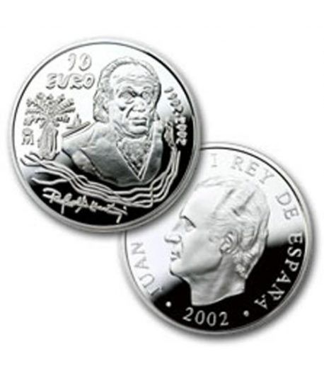 Moneda 2002 Rafael Alberti. 10 euros. Plata.