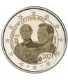 moneda 2 euros Luxemburgo 2021 dedicada al Duque Jean. Holograma - 1 moneda 2 euros Luxemburgo 2021 dedicada al Duque Jean. Holograma - 1