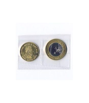 Serie Euro prueba Vaticano (50 centimos y 1 Euro)