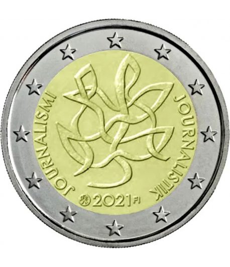 moneda de Finlandia 2 euros 2021 dedicada a la Libertad de