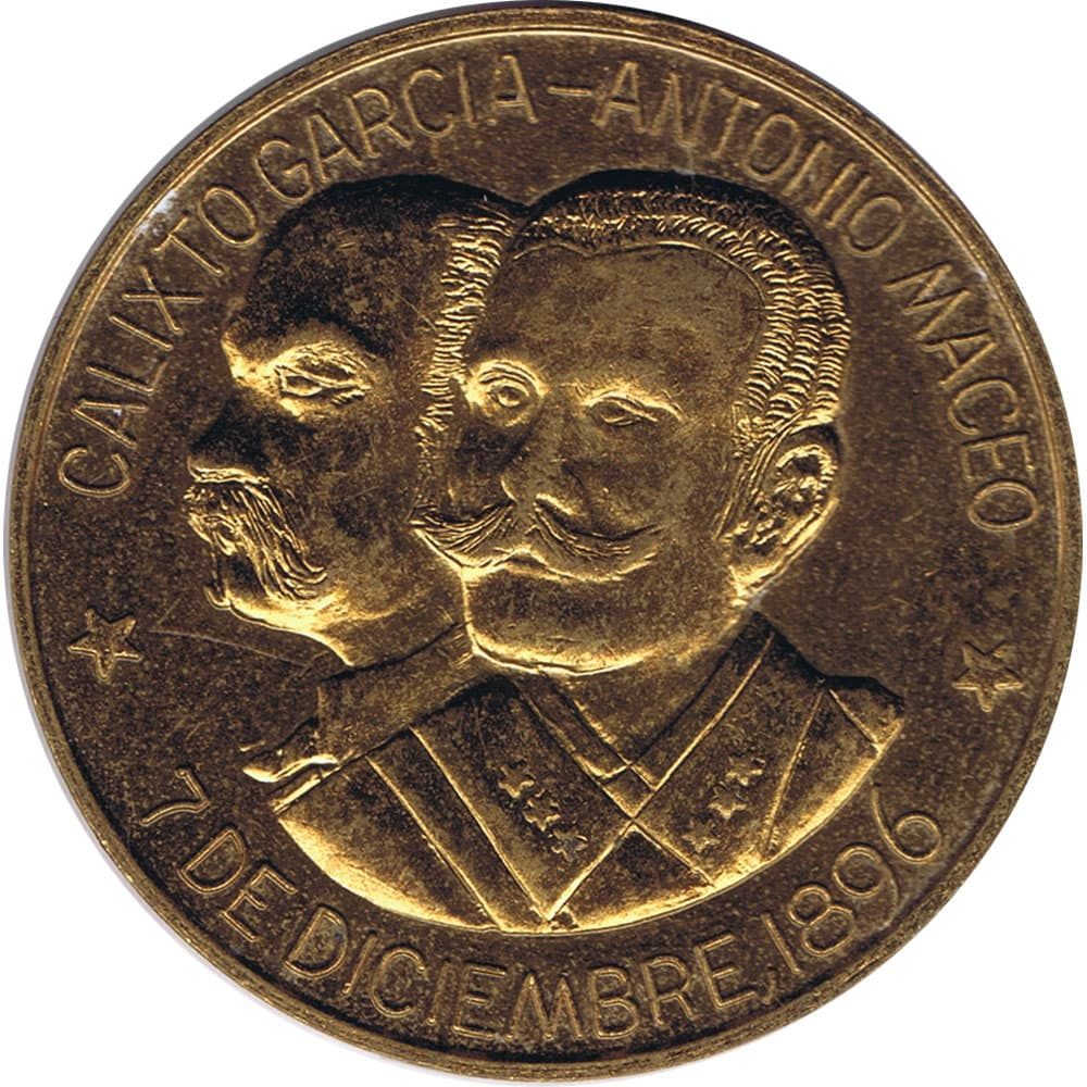 Medalla Centenario Calixto Garcia y Antonio Maceo.