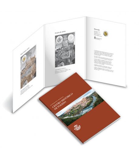 Carpeta 2021 moneda de 2 euros y sellos Centro Histórico de Carpeta 2021 moneda de 2 euros y sellos Centro Histórico de