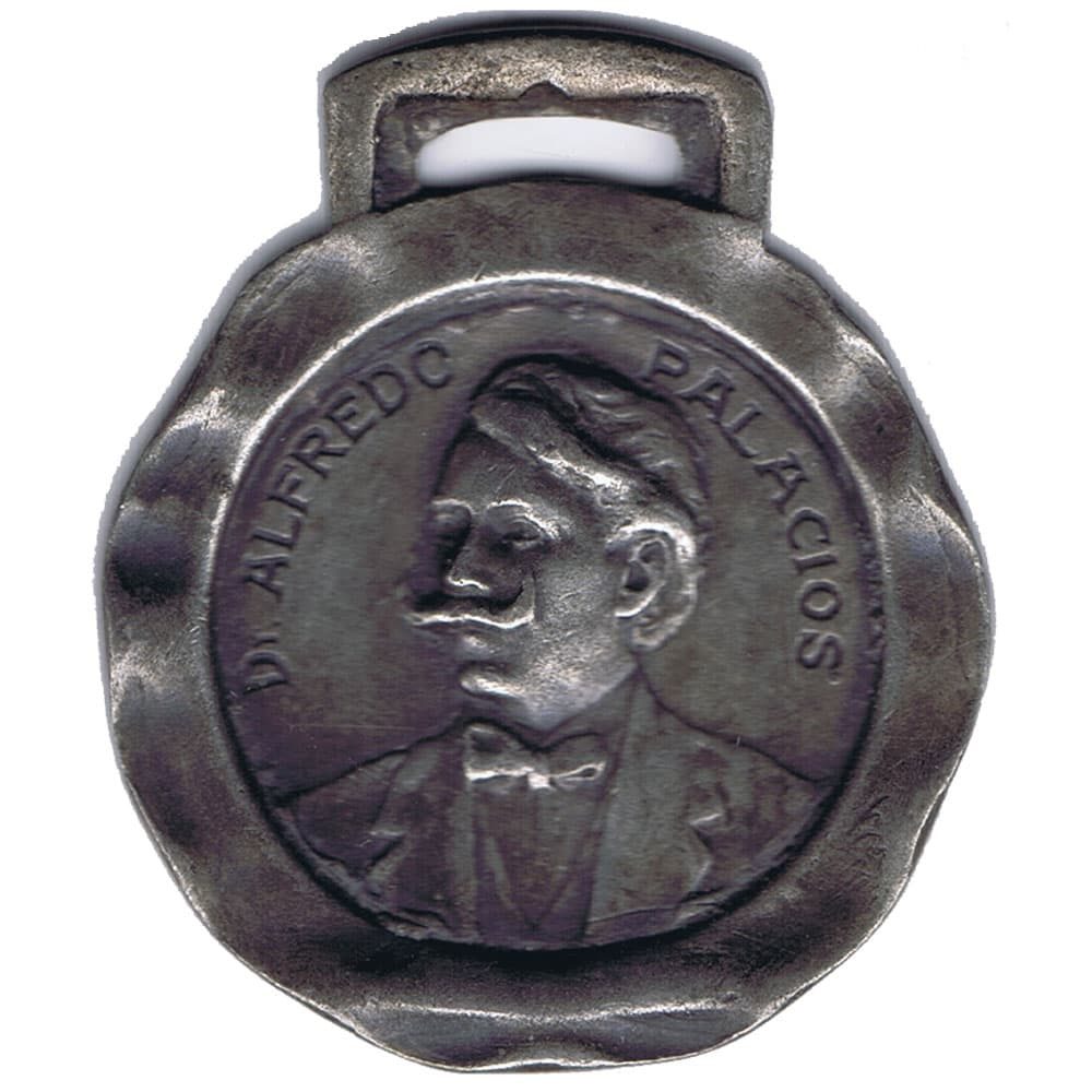 Medalla dedicada a Alfredo Palacios  - 1