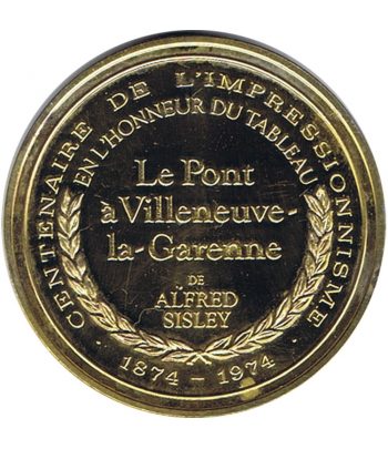 Medalla Centenaire de l' Impressionnisme Le Pont à