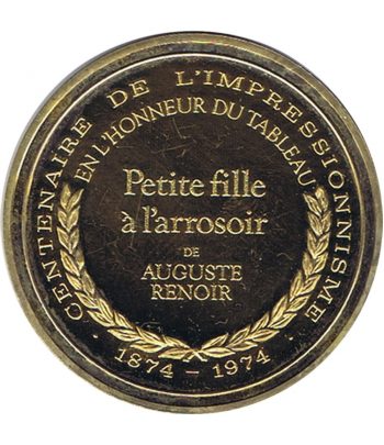 Medalla Centenaire de l' Impressionnisme Petite fille à