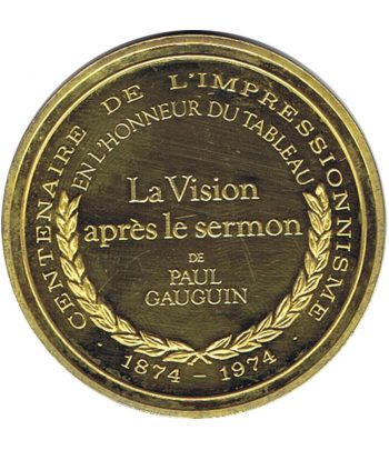 Medalla Centenaire de l' Impressionnisme La Vision après le