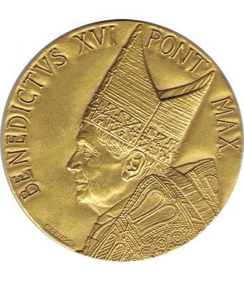 Medalla de Vaticano Benedicto XVI en Alemania año 2011 en bronce