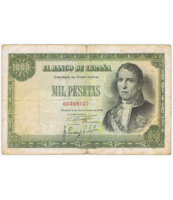 Billete de España 1000 Pesetas 4 de noviembre 1949 BC+.