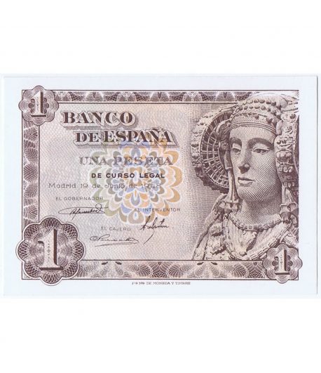 Billete de España 1 Peseta 19 de junio de 1948