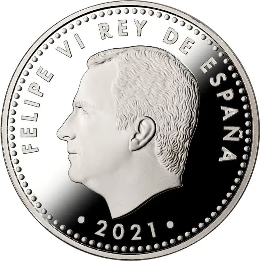 Moneda de España año 2021 Batalla de Lepanto. 10 euros Plata  - 2