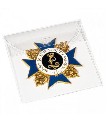 LEUCHTTURM Bolsa protectora para medallas y condecoraciones hasta 90 mm.  - 1