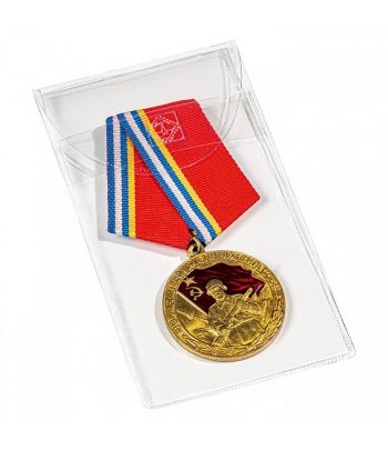 LEUCHTTURM Bolsa protectora para medallas y condecoraciones 60 x 110 mm  - 1