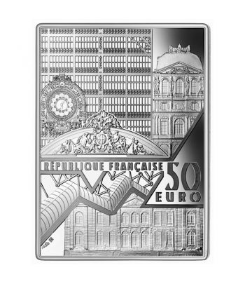 Moneda de plata de Francia año 2021 50 euros La Joven de la