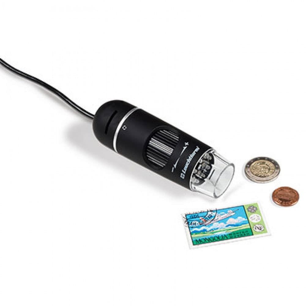 LEUCHTTURM Microscopio Digital USB de 10 a 300 aumentos