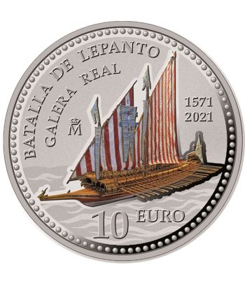 Monedas de España año 2021 Batalla de Lepanto. Conjunta