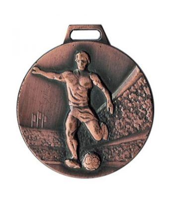 Medalla Fútbol. Cobre