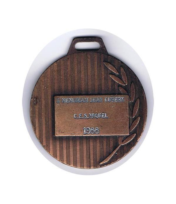 Medalla Fútbol. Cobre