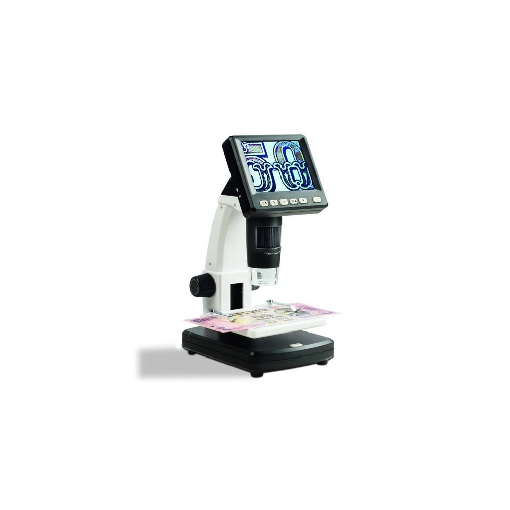 LEUCHTTURM Microscopio Digital LCD de 10 a 500 aumentos.
