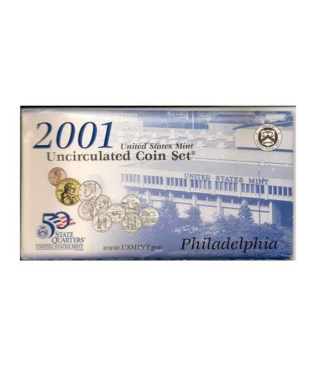 Estuche monedas EEUU 2001 (Philadelphia)