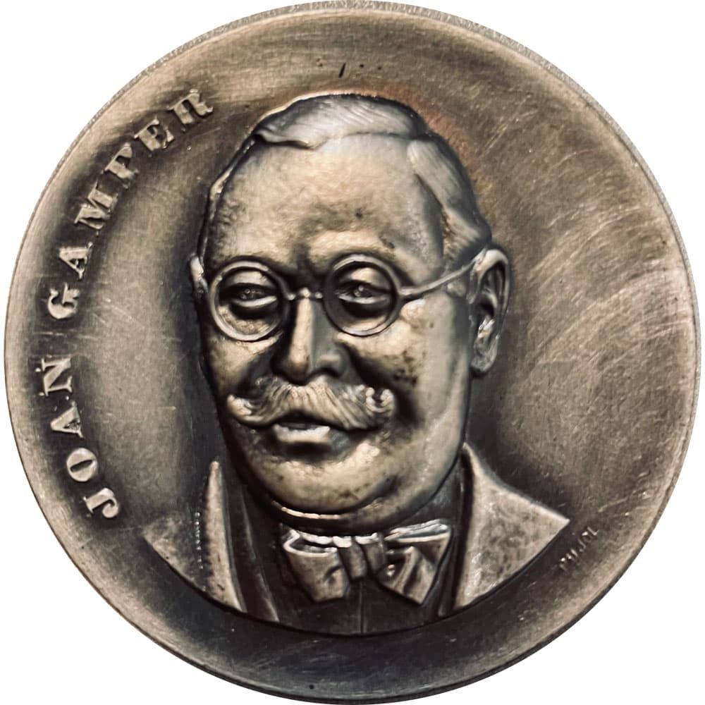 Medalla del fundador del Barça Joan Gamper.
