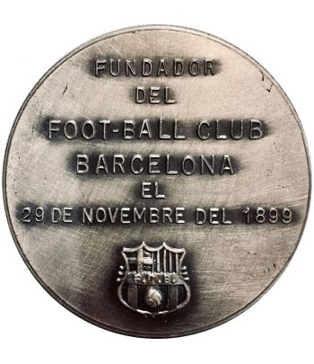 Medalla del fundador del Barça Joan Gamper.