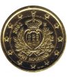 San Marino moneda de 1 euro chapada en oro año 2002