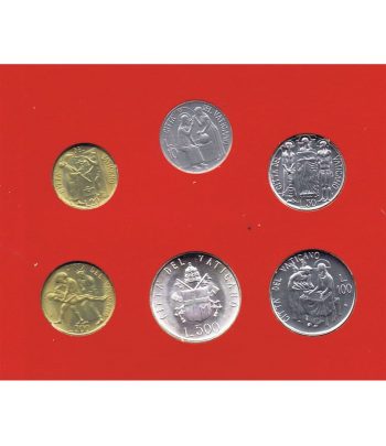 Cartera monedas Vaticano año 1981 en Liras
