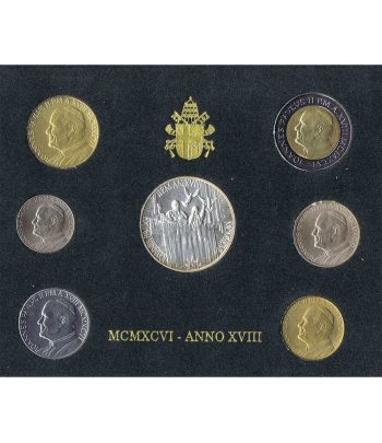 Cartera monedas Vaticano año 1996 en Liras