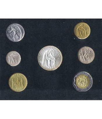 Cartera monedas Vaticano año 1996 en Liras