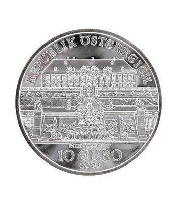 moneda Austria 10 Euros 2003 (Castillo Hof).