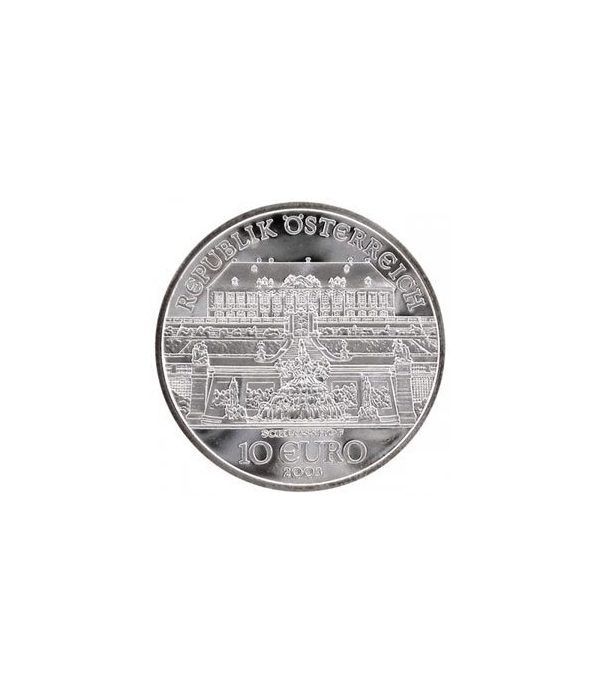 moneda Austria 10 Euros 2003 (Castillo Hof).  - 1