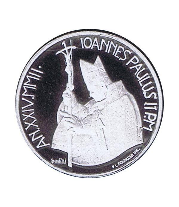 Vaticano 10 euros 2002. Dia Mundial Paz. Plata.  - 4