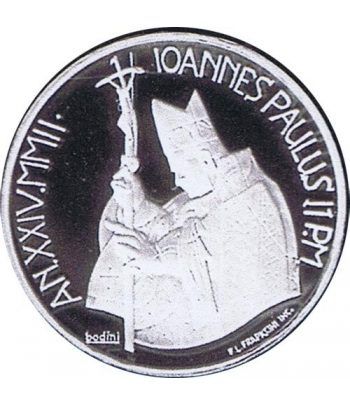 Vaticano 10 euros 2002. Dia Mundial Paz. Plata.  - 1