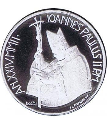 Vaticano 10 euros 2002. Dia Mundial Paz. Plata.