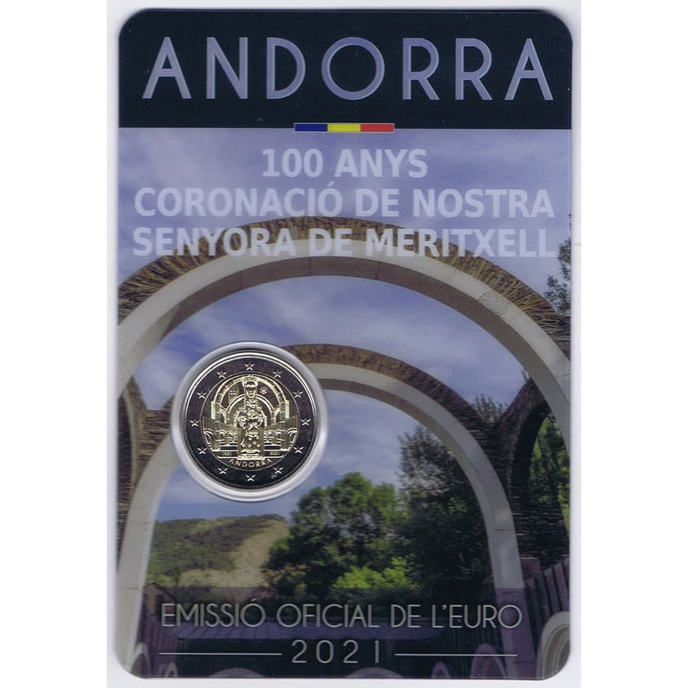 moneda de Andorra 2 euros 2021 dedicada a Nostra Senyora de