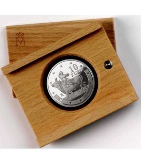 Moneda 2003 Primer Aniversario del Euro. 10 euros. Plata.