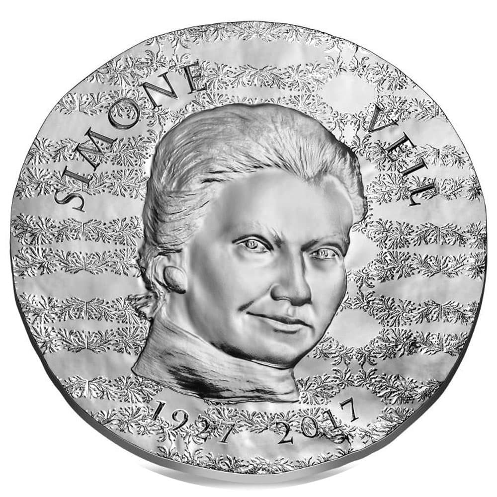 Moneda de plata de Francia año 2021 10 euros Simone Veil