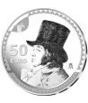 Moneda de España año 2021 Goya. La Vendimia. 50 euros Plata