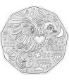 Moneda de plata 5 euros Austria Año Nuevo 2022