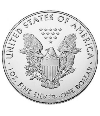 Monedas de Plata American Eagle Estados Unidos 2021 color  - 4