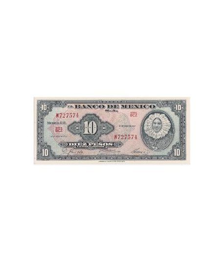 Mexico 10 Pesos 1965