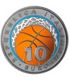 Moneda 10€ de Plata de Italia Anniversario Pallacanestro 2021