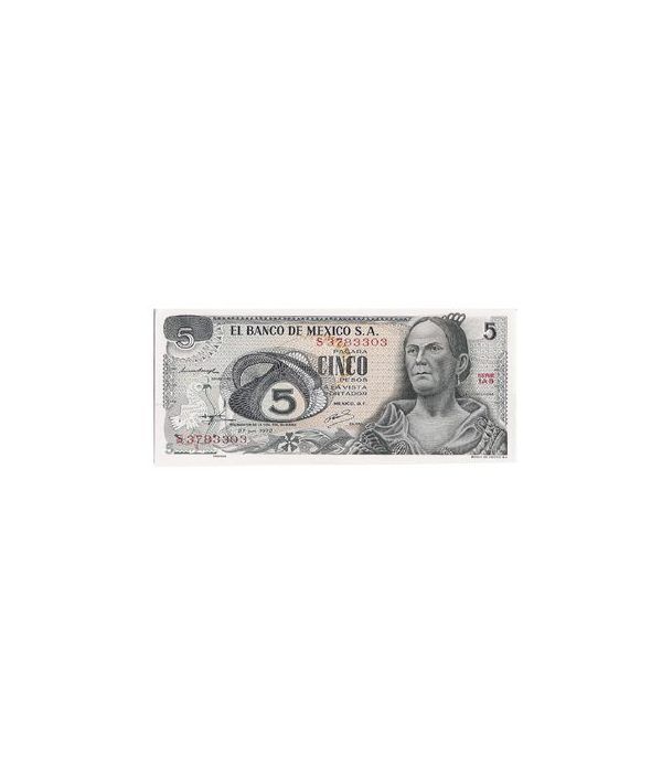 Mexico 5 Pesos 1972  - 2